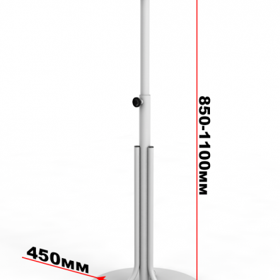 Кронштейн мобильный регулируемый с круглым основанием