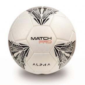 Мяч футбольный AlphaKeepers MATCH PRO*5 white\silver  81020 M5