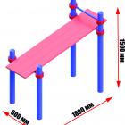 Скамья гимнастическая с фиксацией ступней серии 'Воркаут'