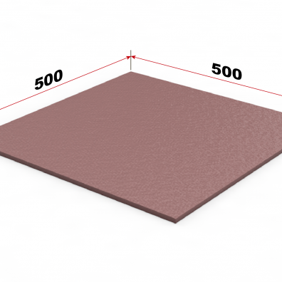 Резиновая плитка квадрат, толщина 40мм