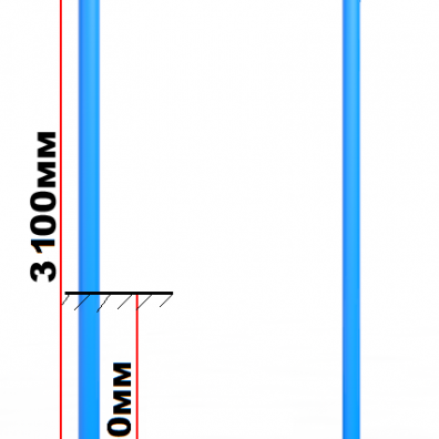 Турник/перекладина одноуровневый