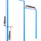 Турник/перекладина для улицы двухуровневая
