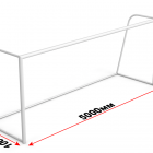 Ворота юниорские/тренировочные/пляжные (5х2 м)