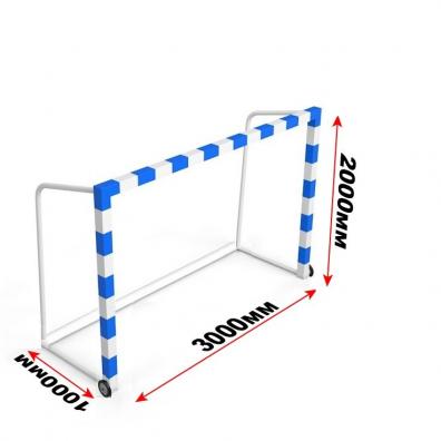 Ворота минифутбольные передвижные с противовесом
