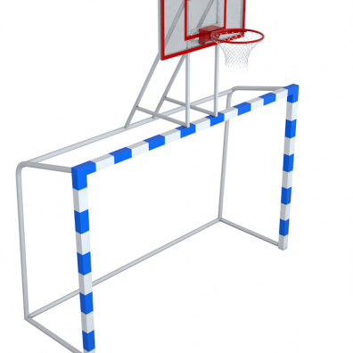 Ворота с баскетбольным щитом из оргстекла