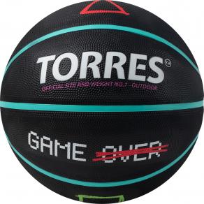 Мяч баскетбольный TORRES Game Over B023117, размер 7