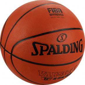 Мяч баск. SPALDING TF-150 Varsity Logo FIBA 84423z, р.5,FIBA Approved (Level 2), резина, коричн-черн