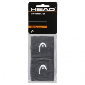 Напульсники HEAD 2,5, 285050-AN, ширина 7см, 90% нейлон, 10% эластан, пара, темно-серый