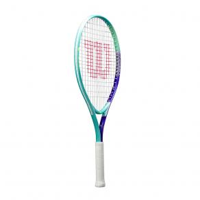 Ракетка б/т дет. Wilson Intrigue Jr 25, WR180310U, для детей 9-10лет, алюминий,со струн., бирюз-фиол