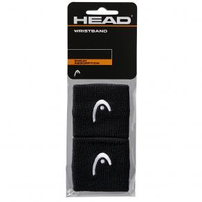 Напульсники HEAD 2,5, 285050-BK, ширина 7см, 90% нейлон, 10% эластан, пара, черный