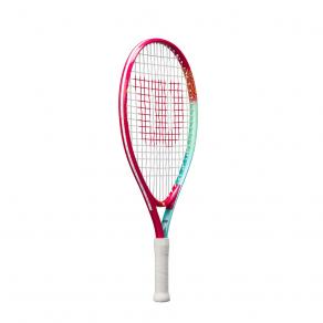Ракетка б/т дет. Wilson Intrigue Jr 21, WR180510U, для дет.5-6лет, алюминий,со струн.,розово-бирюзов