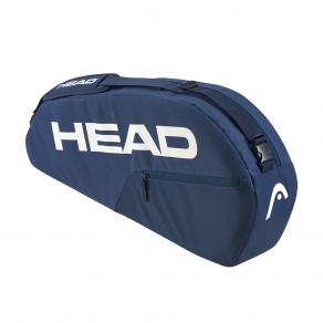 Сумка-чехол HEAD Base Racquet Bag S, 261325-NV, с карманом, на 3 тен.ракетки, темно.синий d4281