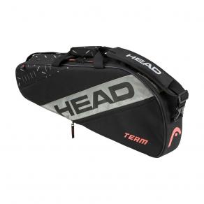 Сумка-чехол HEAD Team Racquet Bag S, 262234-BKCC, с карманом, на 3 тен.ракетки, черный d4281