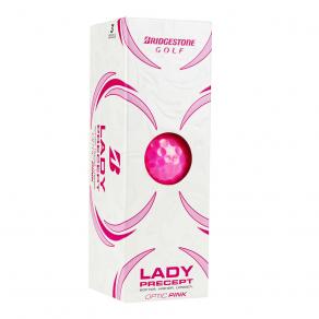 Мяч для гольфа Bridgestone Lady Precept BGB1LPX, упак. 3шт., розовый