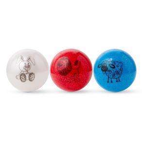 Набор детских мячей, MD-TR, диаметр 10 см, в комплекте 3 шт, белый, красный, синий
