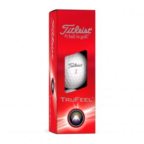 Мяч для гольфа Titleist Trufeel 24 White, T6036S, 3 шт/уп, белый