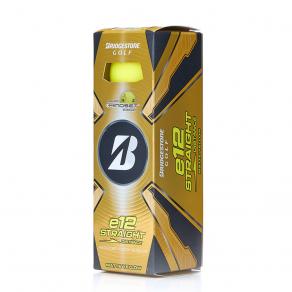 Мяч для гольфа Bridgestone e12 Contact 25 Matte Yellow, BGB5CYX, 3 шт/уп, желтый