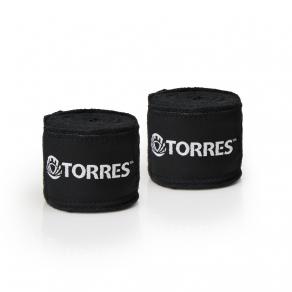 Бинт боксерский TORRES, PRL619015BL, дл. 3,5 м, шир. 5,5 см, 1 пара, хлопок, черный