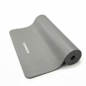 Коврик для йоги TORRES SOFT, YL10110, NBR(синт.каучук), толщина 1 см, серый