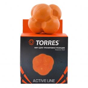 Мяч для тренировки реакции TORRES Reaction ball TL0008, диаметр 8 см d2609