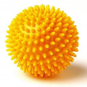 Мяч массажный, L0108, диаметр 8 см, желтый d2608