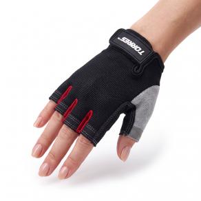 Перчатки для занятий спортом TORRES, PL6265L, р.L, полиэстер, микрофибра, подбивка 6 мм, черные
