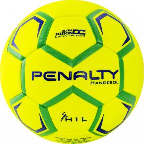 Мяч гандбольный PENALTY HANDEBOLA H1L ULTRA FUSION INFANTIL X 5203652600-U, размер 1, желто-зелено-синий