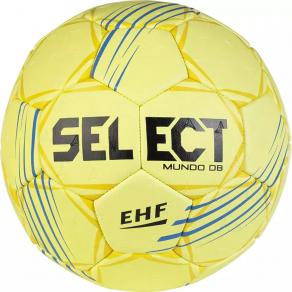 Мяч ганд. SELECT Mundo V24, 1661854552, Junior (р.2), EHF Appr., мат.ПУ, руч.сш, желтый
