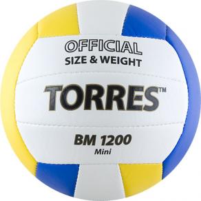 Мяч волейбольный сувенирный TORRES BM1200 Mini V30031, размер 1