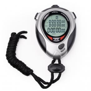 Секундомер проф. TORRES Professional Stopwatch, SW-100,100 яч.пам.,таймер,метроном,сер-чер. NEW