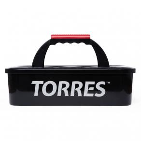 Контейнер для бутылок TORRES, SS1030, на 8 бутылок, не складывается, черно-бело-красный