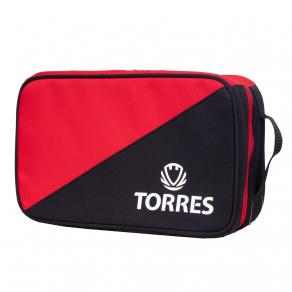 СЦ*Сумка для обуви TORRES, BS122314 ,полиэстер, красно-чёрный