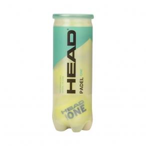 Мяч для падела HEAD Padel One S, 575383, уп.3 шт, FIP Approved, войлок,нат.резина,желтый