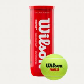 Мяч для падела Wilson Padel X3 Yellow, WR8900801001, уп.3 шт,FIP Approved войлок, нат.резина, желтый