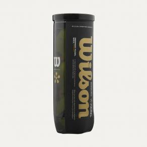 Мяч для падела Wilson Premier Padel Speed, WR8908501001, уп.3 шт, FIP Appr.,сукно, нат.резина,желтый