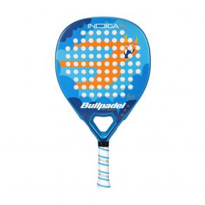Ракетка для падела BULLPADEL Indiga Jr Boy 26, 494422, для начинающих, стекловолокно,сине-оранжевый