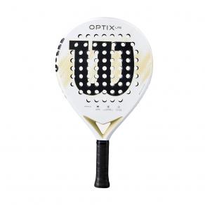 Ракетка для падела WILSON Optix V2 Lite WH, WR190711U2, для начин-х, стекловолокно,бело-черн-беж