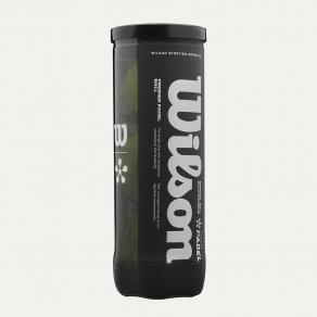Мяч для падела Wilson Premier Padel, WR8908401001, уп.3 шт, FIP Approved, войлок, нат.резина,желтый