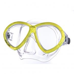 Маска для плавания SALVAS Change Mask CA195C2TGSTH, размер взрослый, желтая