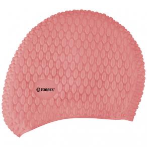СЦ*Шапочка для плав. TORRES Bobbles, SW-12204PK, розовый, силикон