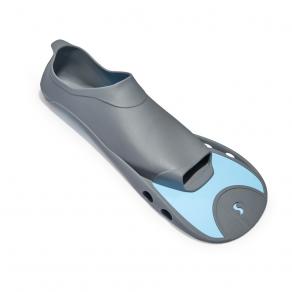 Ласты для бассейна Salvas F5 Fin, BA19127QSSTS,TPR и Technoflex, р.27-30, cеро-голубой