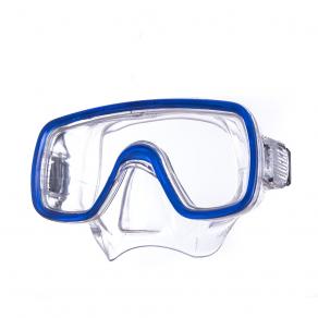 Маска для плав. Salvas Domino Md Mask, CA140C1TBSTH, безопасн.стекло,Silflex, р. Medium, синий