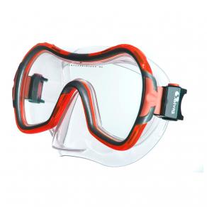 Маска для плав. Salvas Viva Sr Mask, CA535S1RYSTH,закален.стекло, силикон, р.Senior, красный