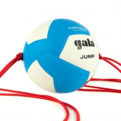 Мяч вол. на растяжках GALA Jump 12, BV5485S, р.5, синт.кожа ПУ, клееный, бут.кам, бел-гол-кр.