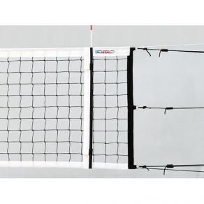 Сетка вол. KV.REZAC офиц., 15075130, черн., 9.5х1м, нить 3мм ПП, кевлар. трос
