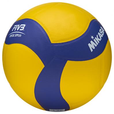 Мяч вол. утяж. MIKASA VT500W, р 5, синт.кожа, вес 500г, клееный, сине-желтый