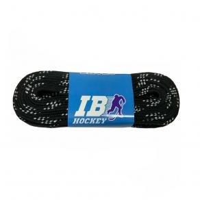 Шнурки для коньков IB Hockey с пропиткой, HLIB244BK, 244см