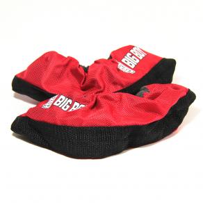 Чехлы для коньков мягкие BIG BOY, BB-COV-DS-RD-M, полиэстер, красный